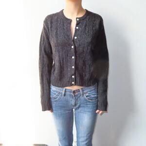 Banana Republic Women's Grey Cardigan